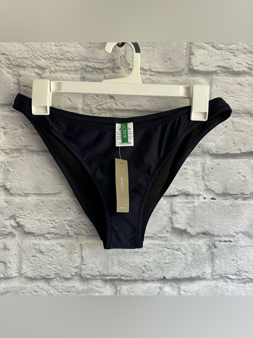 NEW WITH TAGS J. CREW NAVY BLUE BIKINI STYLE SWIM BOTTOMS MEDIUM M